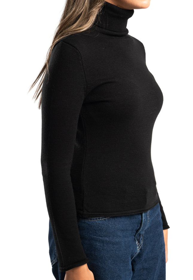 Knitted High Neck Sweater