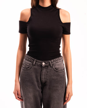 Off Shoulder Neck Top