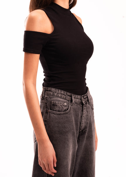 Off Shoulder Neck Top