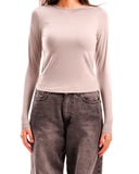 Microfiber Fitted Long Sleeve Top