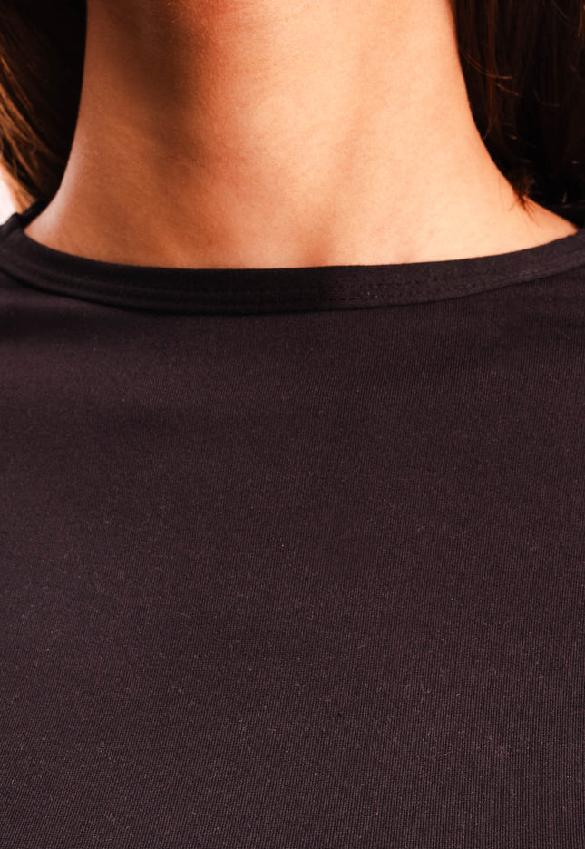 Microfiber Fitted Long Sleeve Top