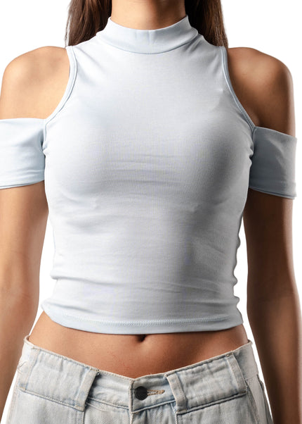 Off Shoulder Neck Top