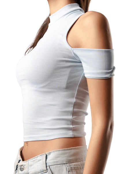 Off Shoulder Neck Top