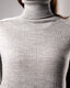 Cropped Knitted High Neck