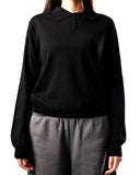 Knitted Polo Sweatshirt