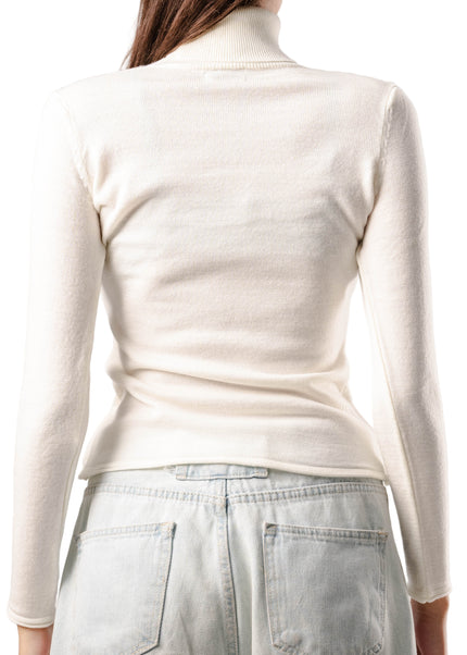 Knitted High Neck Sweater