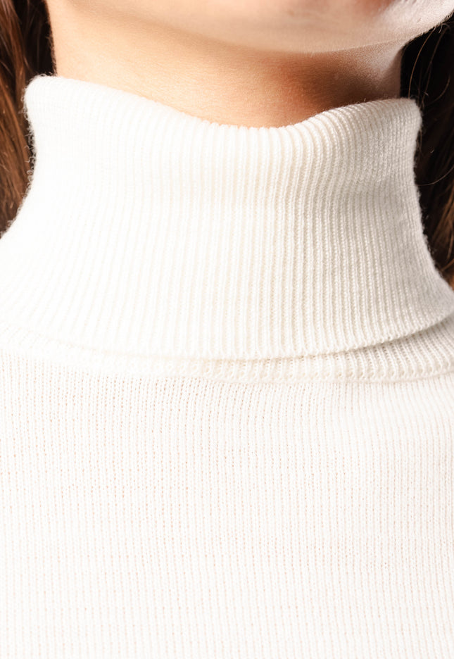 Knitted High Neck Sweater