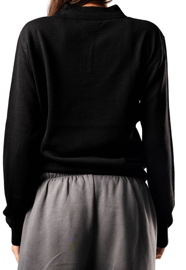 Knitted Polo Sweatshirt