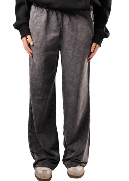 Washed Straight Leg Pants