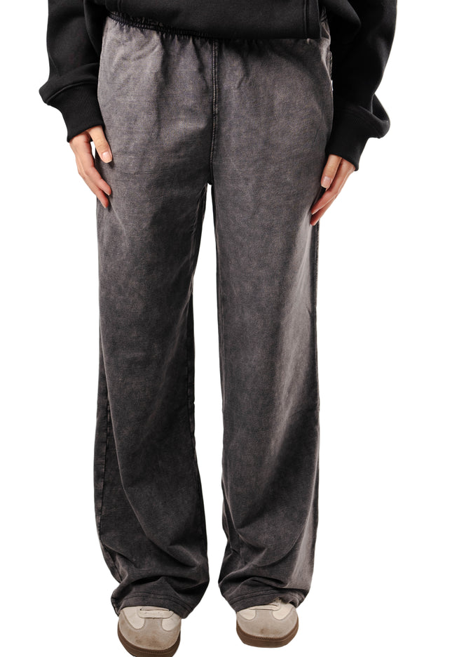 Washed Straight Leg Pants