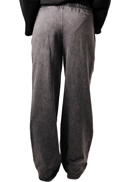 Washed Straight Leg Pants