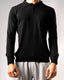 Knitted Polo Sweatshirt