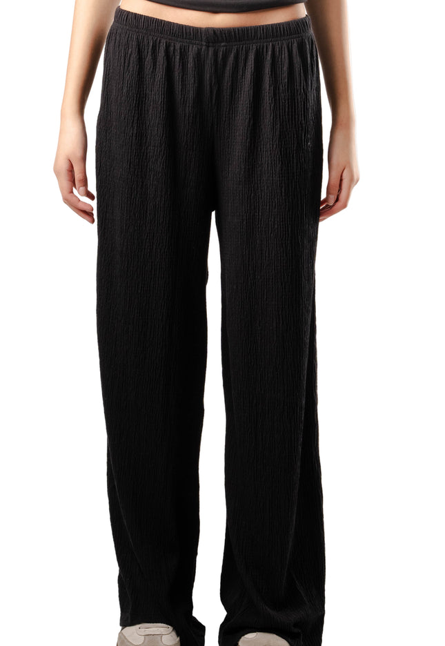 Wide Leg Textured Pants