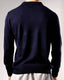 Knitted Polo Sweatshirt