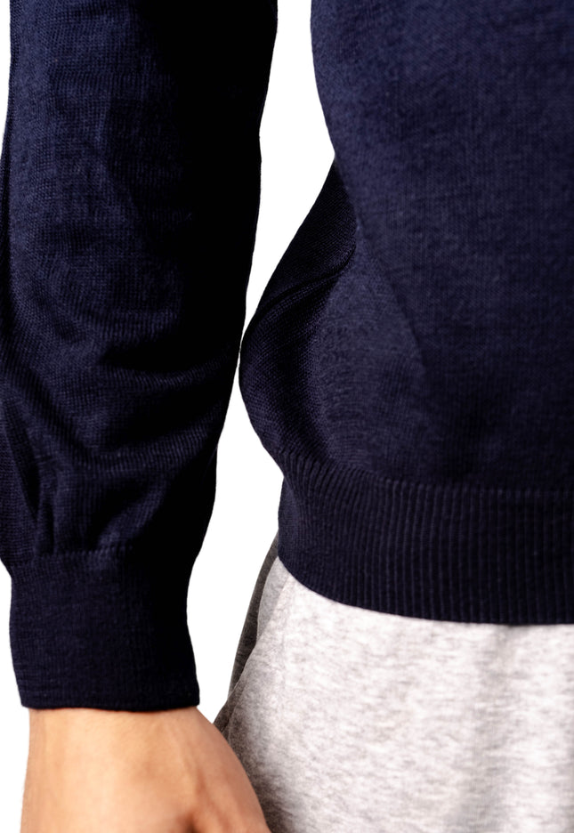 Knitted Polo Sweatshirt