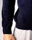 Knitted Polo Sweatshirt