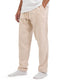 Linen Patterned Pants - The Basic Look