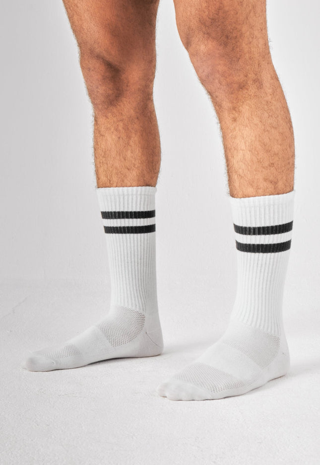 Long Socks Pack of 3 - Two Line - The Basic Look