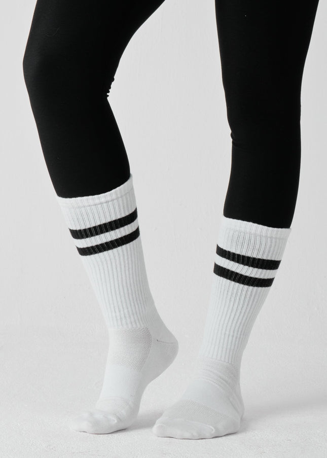 Long Socks Pack of 3 - Two Line - The Basic Look