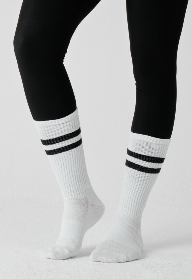 Long Socks Pack of 3 - Two Line - The Basic Look