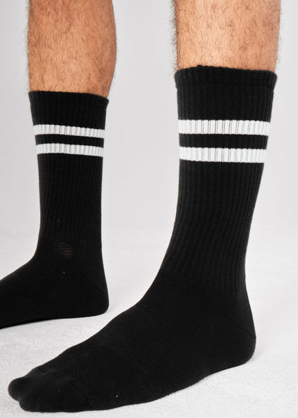 Long Socks Pack of 3 - Two Line - The Basic Look